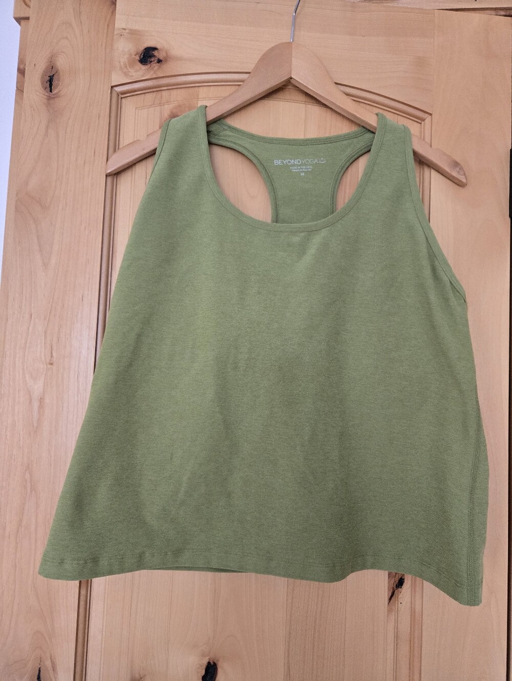 Beyond Yoga Apple Green Racerback Shelf Bra Tank Top 3X